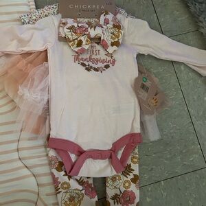 Chickpea Thanksgiving Baby Outfit